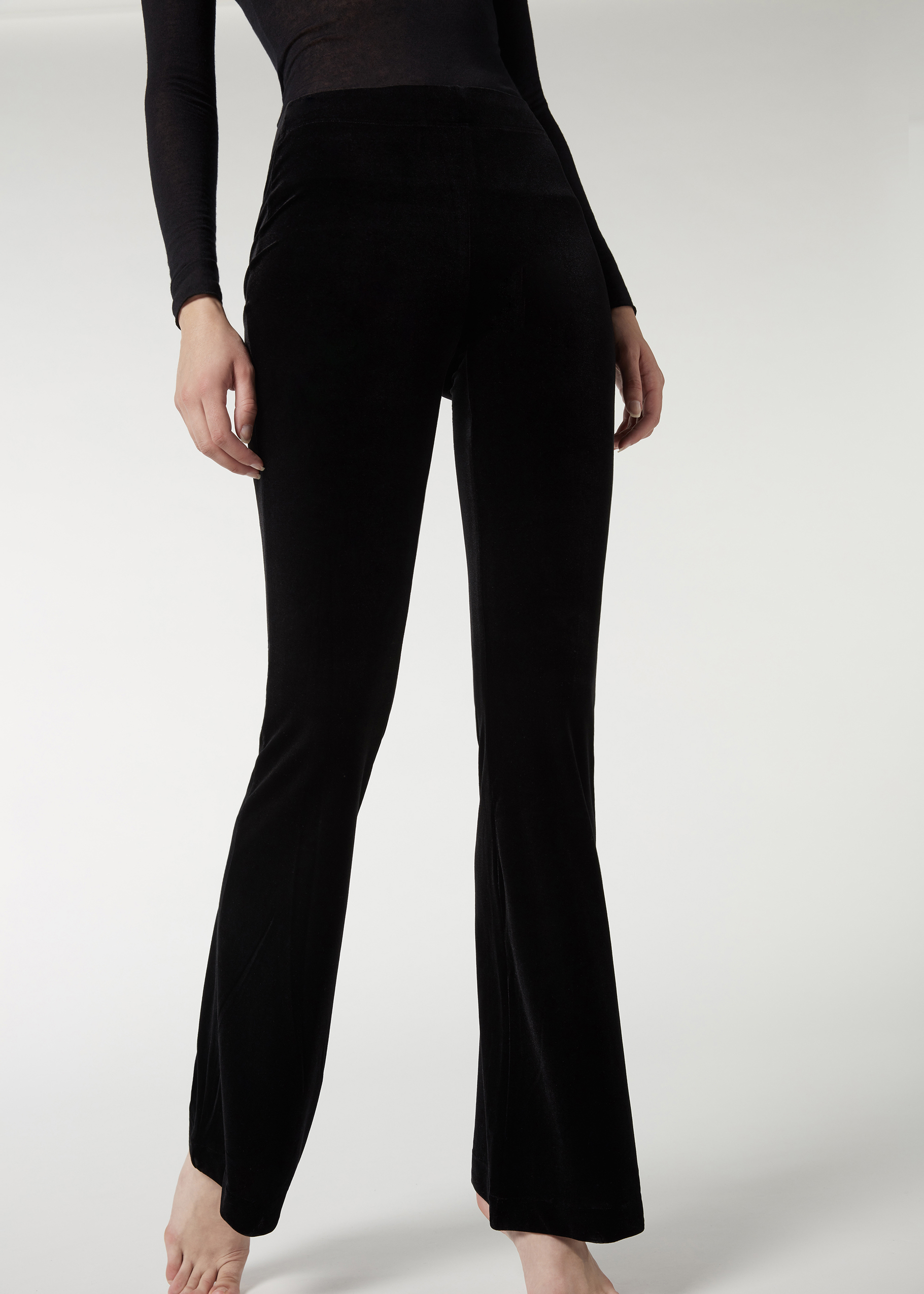 Calzedonia FLARED - Leggings - Trousers - black - Zalando.de