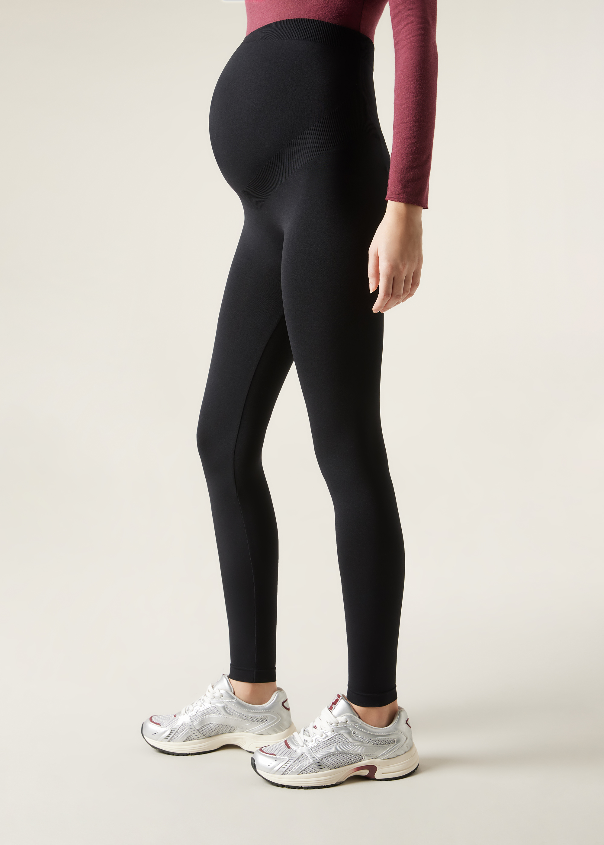 Poner la mesa Consumir ético Leggings cubrientes premamá - Calzedonia