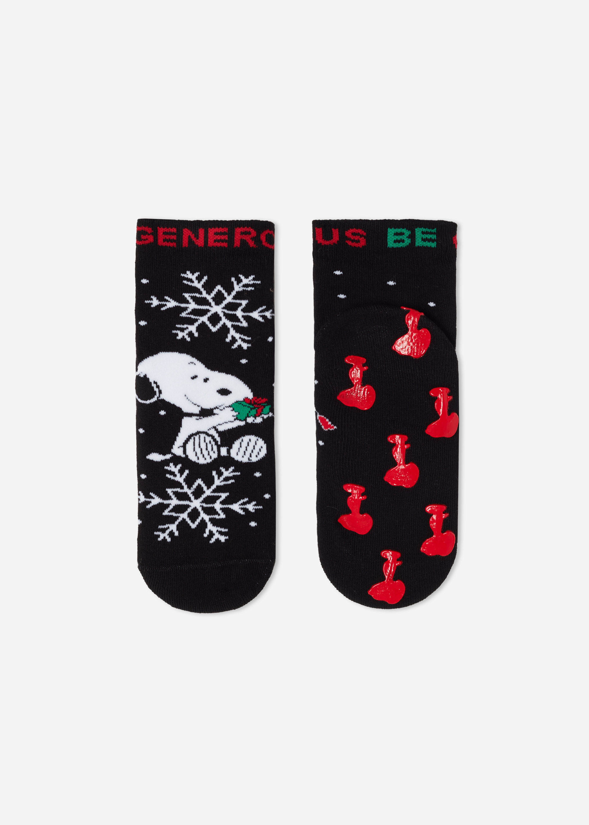 Kids Nonslip Snoopy Christmas Socks Calzedonia