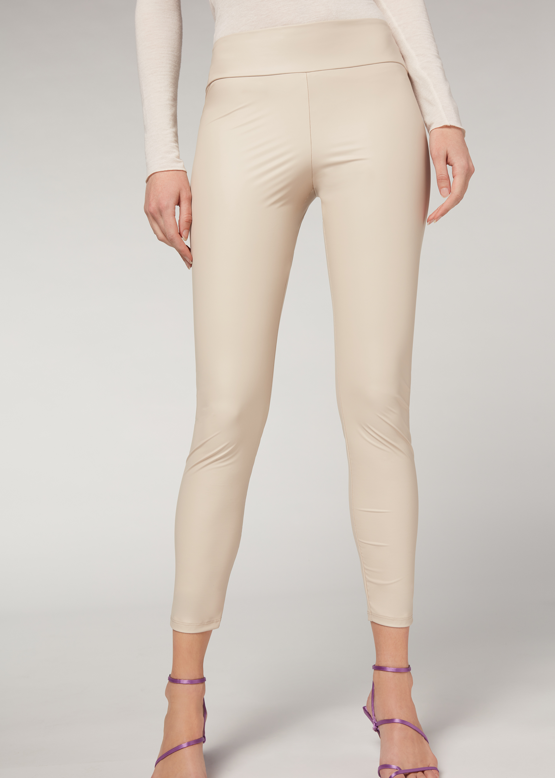 Leather Effect Leggings - Leggings - Calzedonia