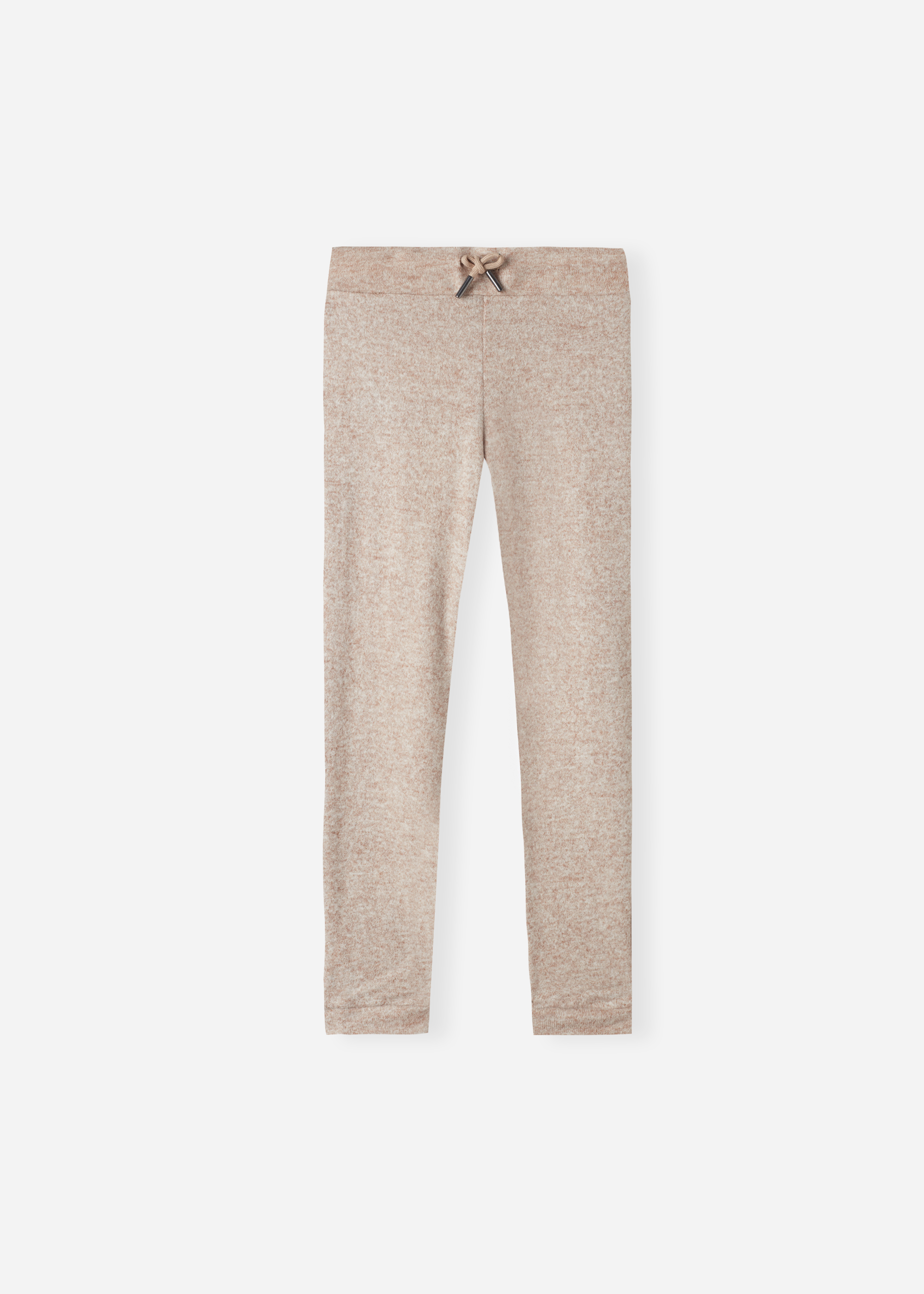 Calzedonia Cashmere Blend Stretch Leggings Girl Nude Size 9-10 Years