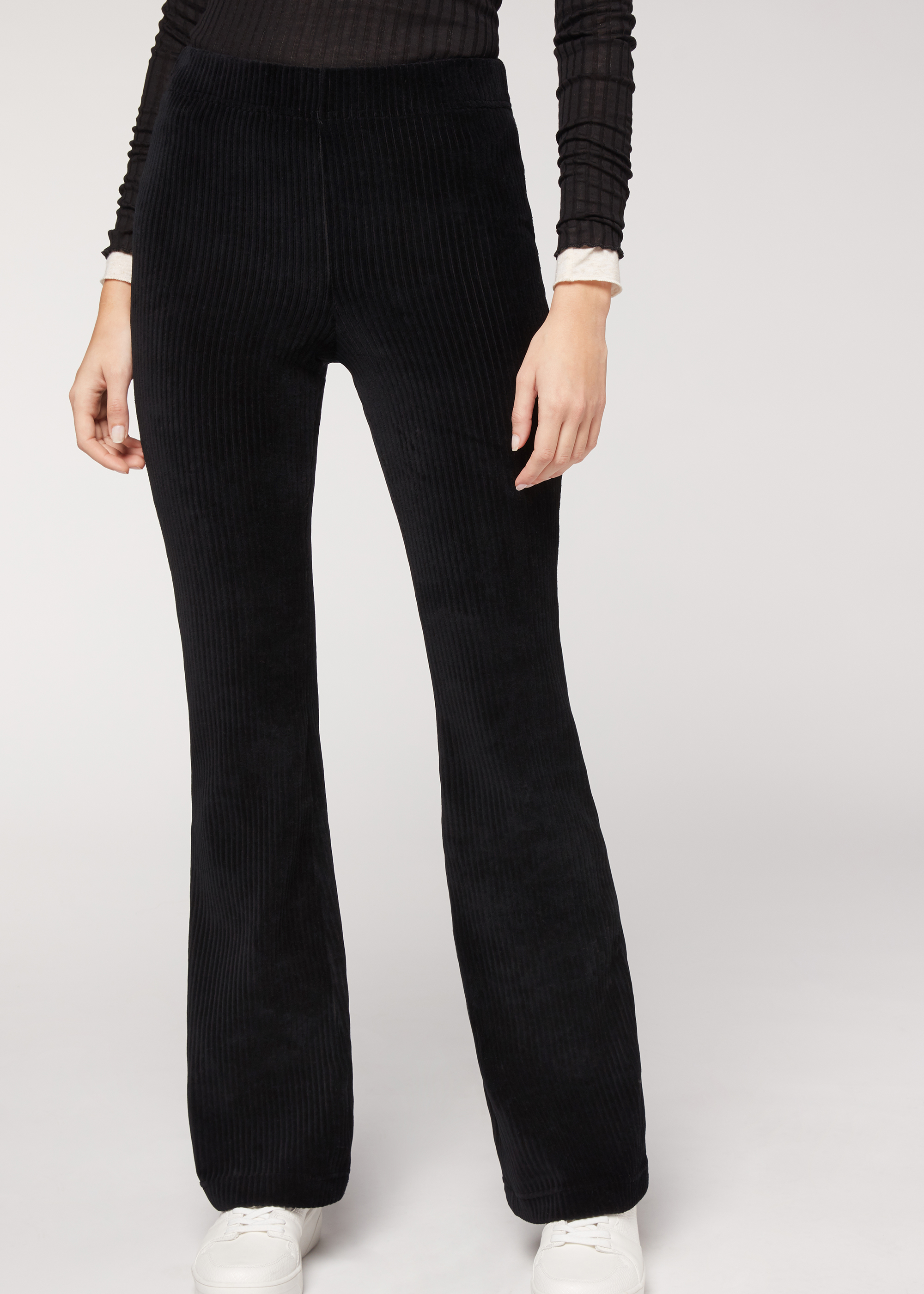 Flared Velvet Leggings Leggings Calzedonia