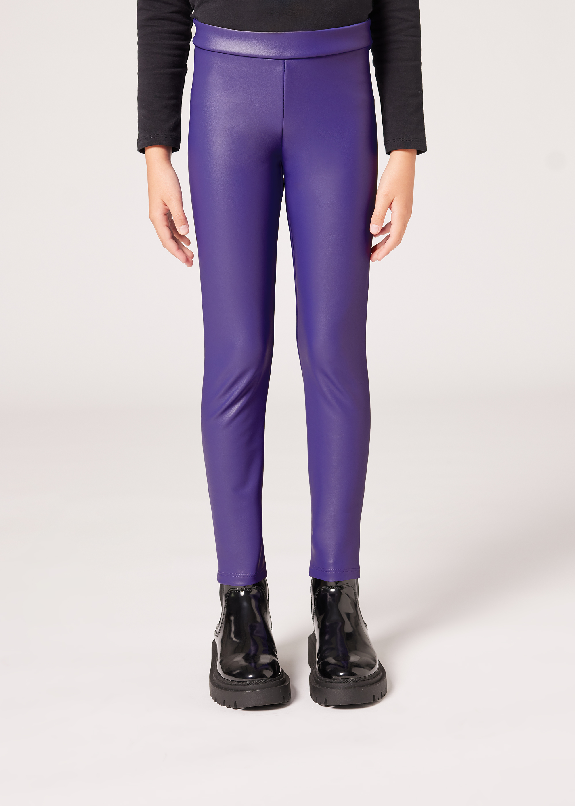 Legging Fille Thermique Effet Cuir - Calzedonia