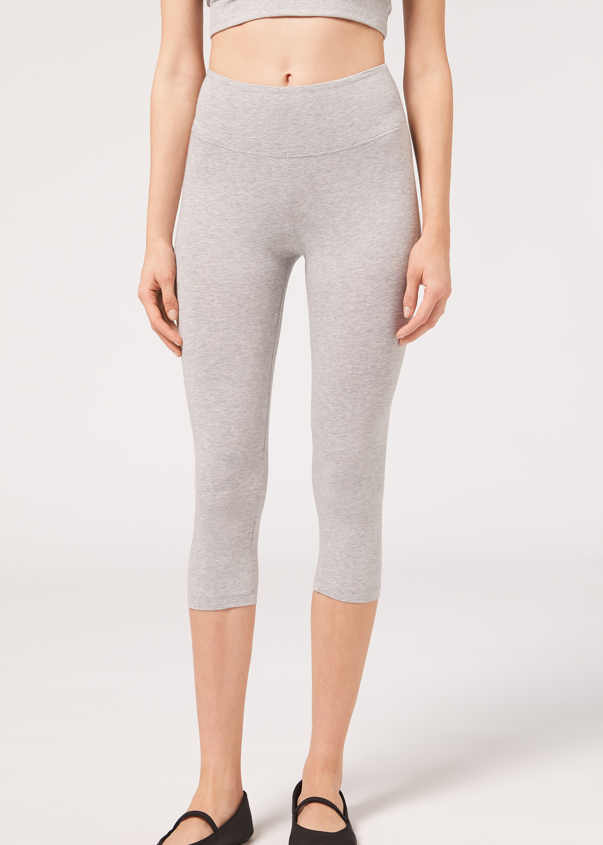 Supima Cotton Capri Leggings - Calzedonia