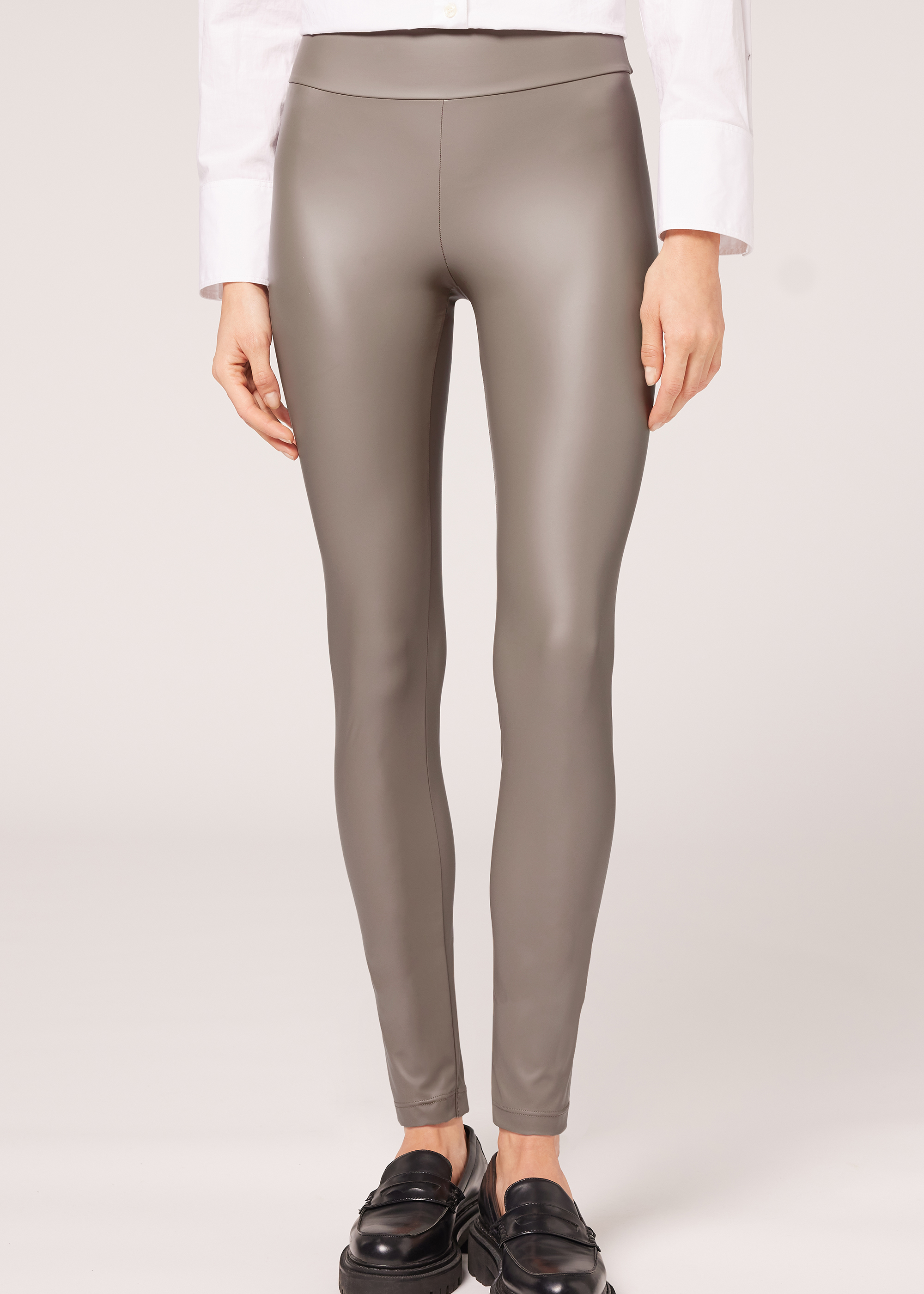 Leather Effect Leggings - Calzedonia