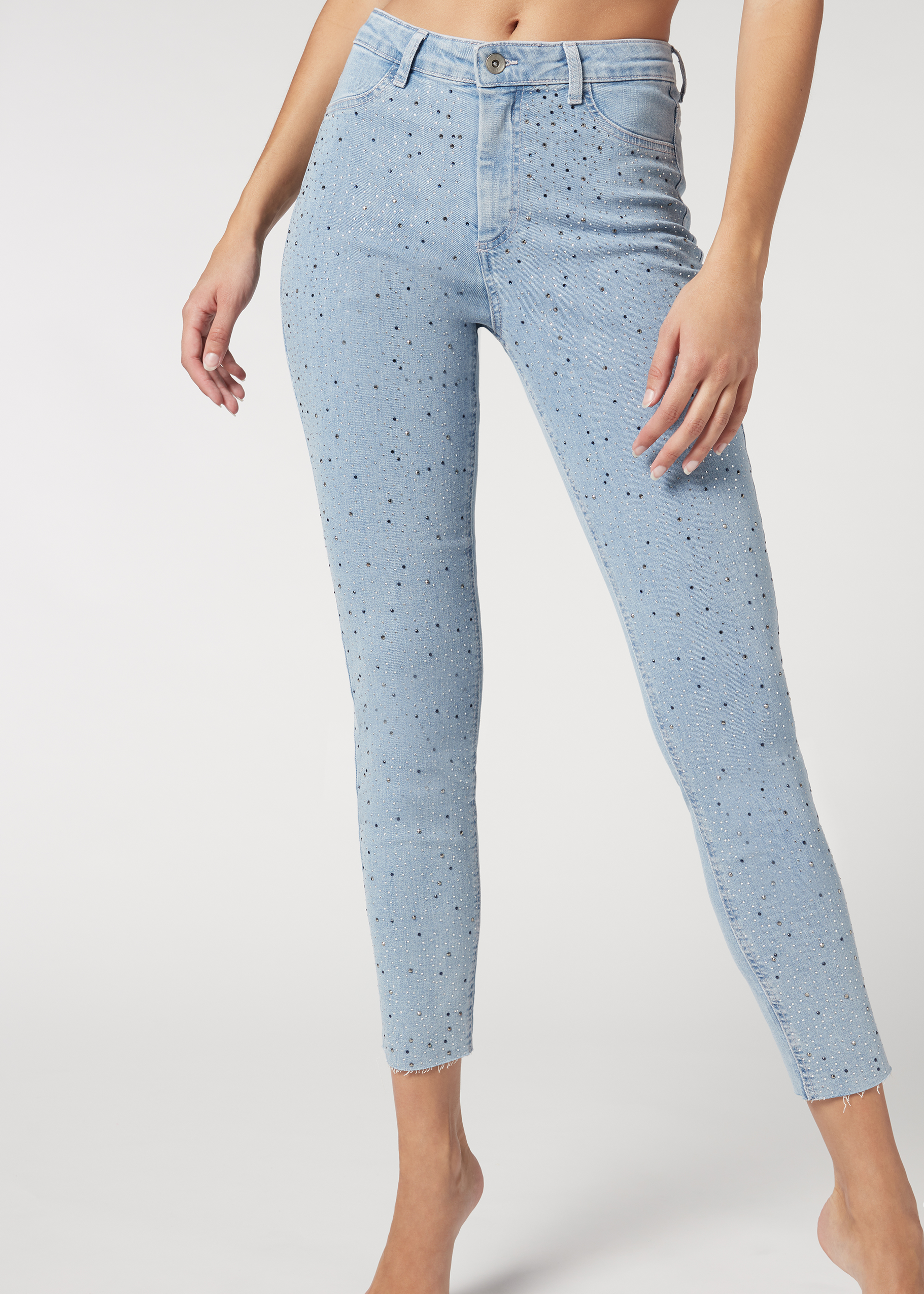 jeans with rhinestones