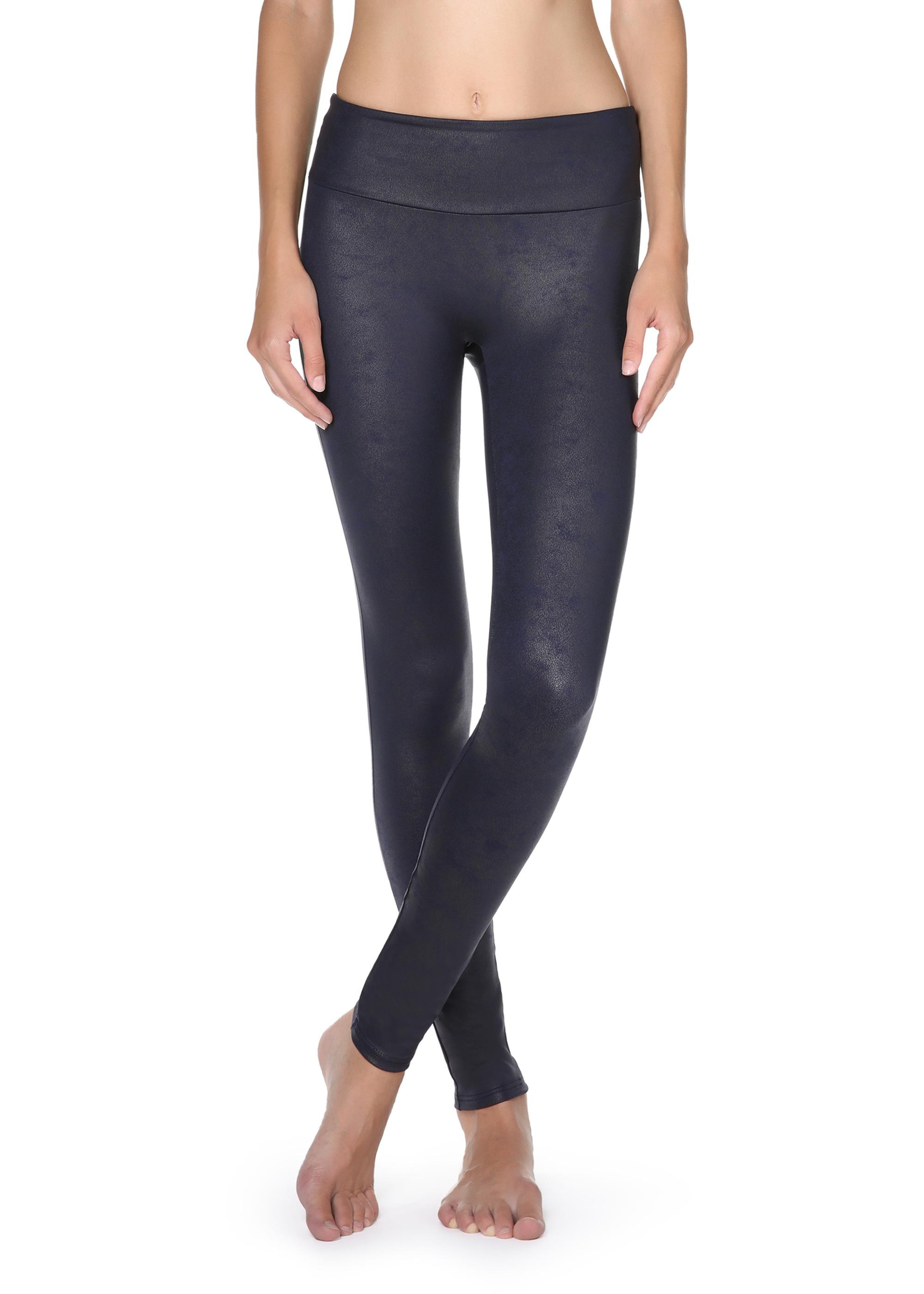 Leggings Total Shaper Effetto Pelle Calzedonia