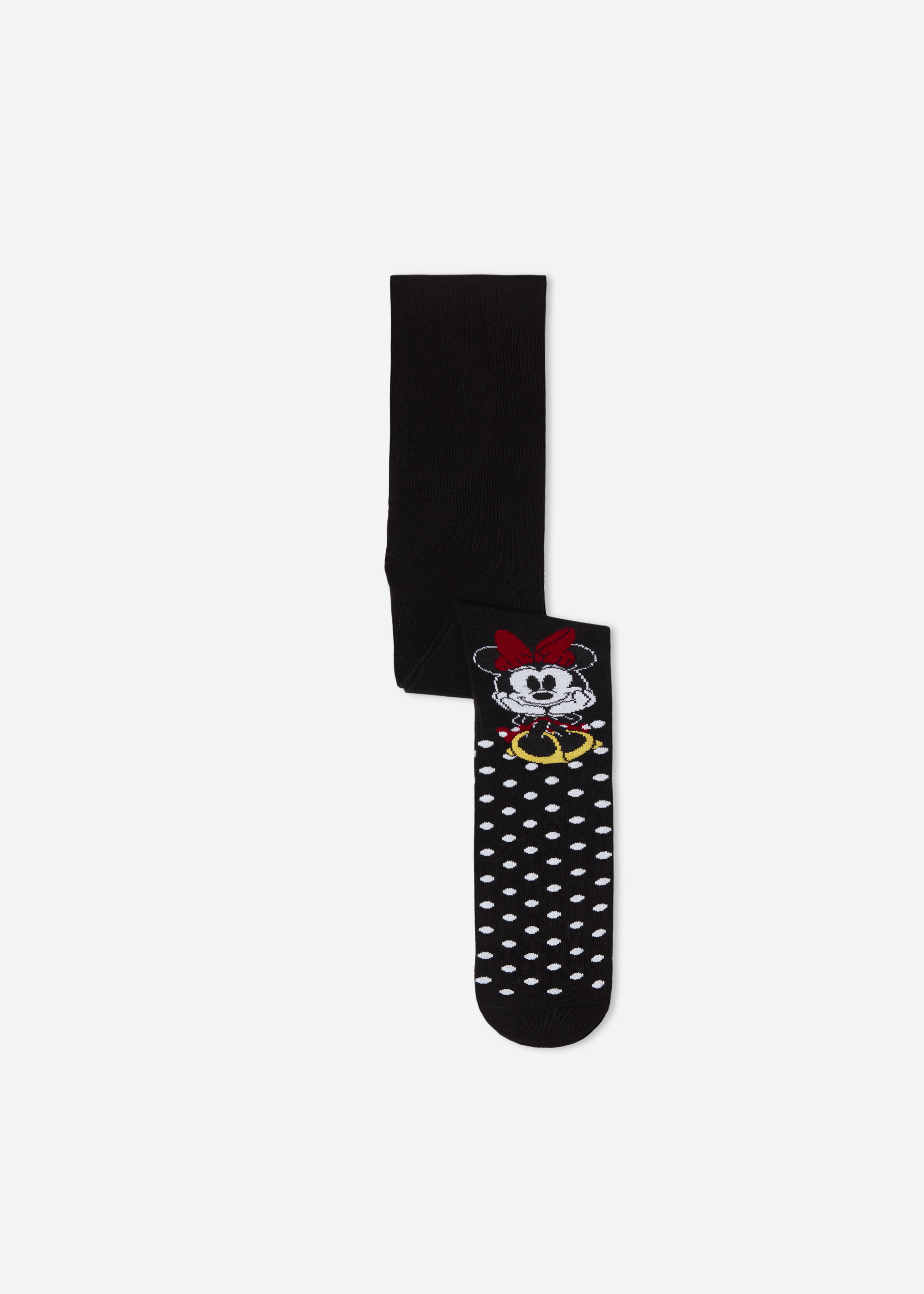 Girls' Cotton Tights with Minnie Design - Calzedonia
