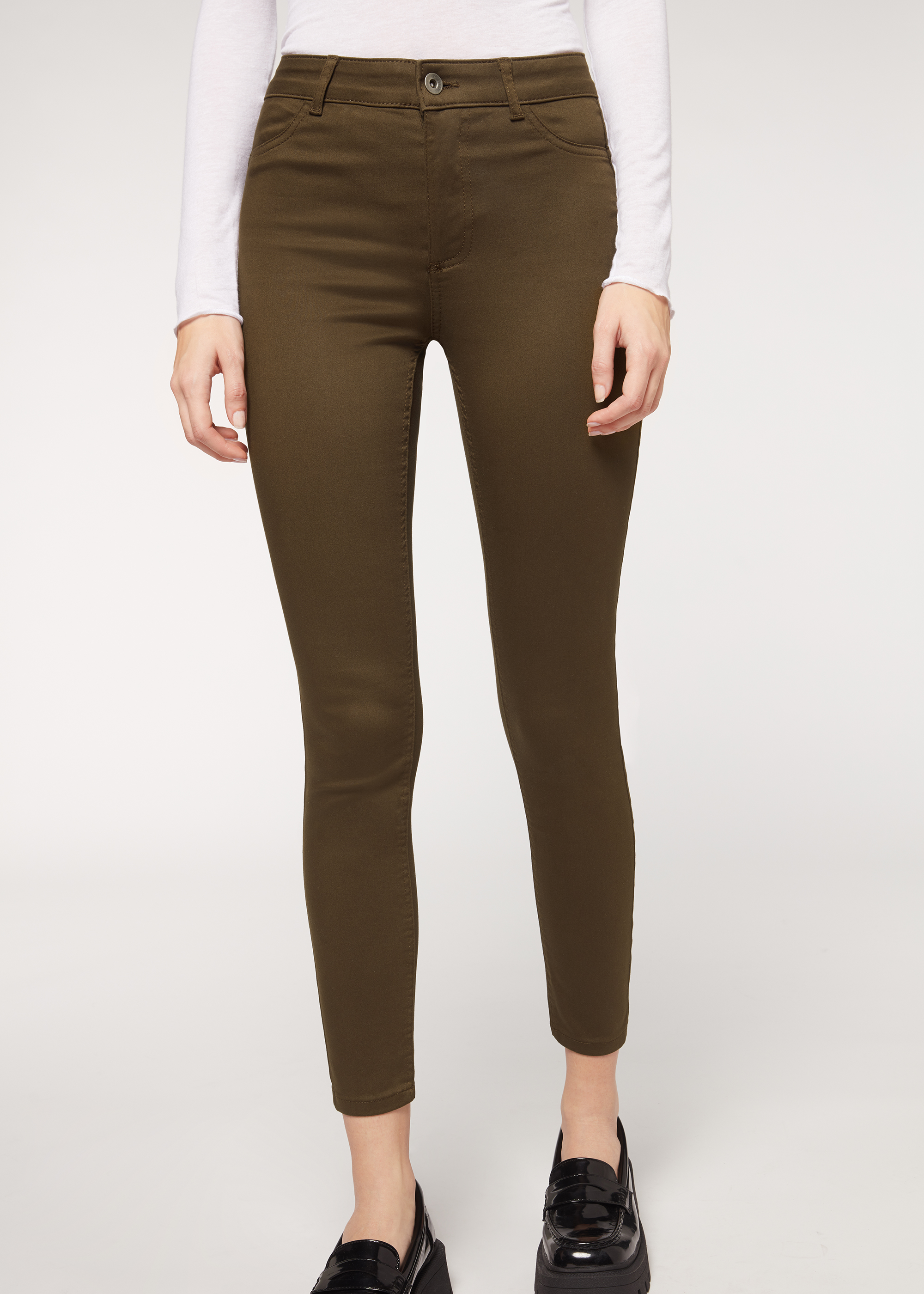 Push-up and soft touch jeans - Calzedonia