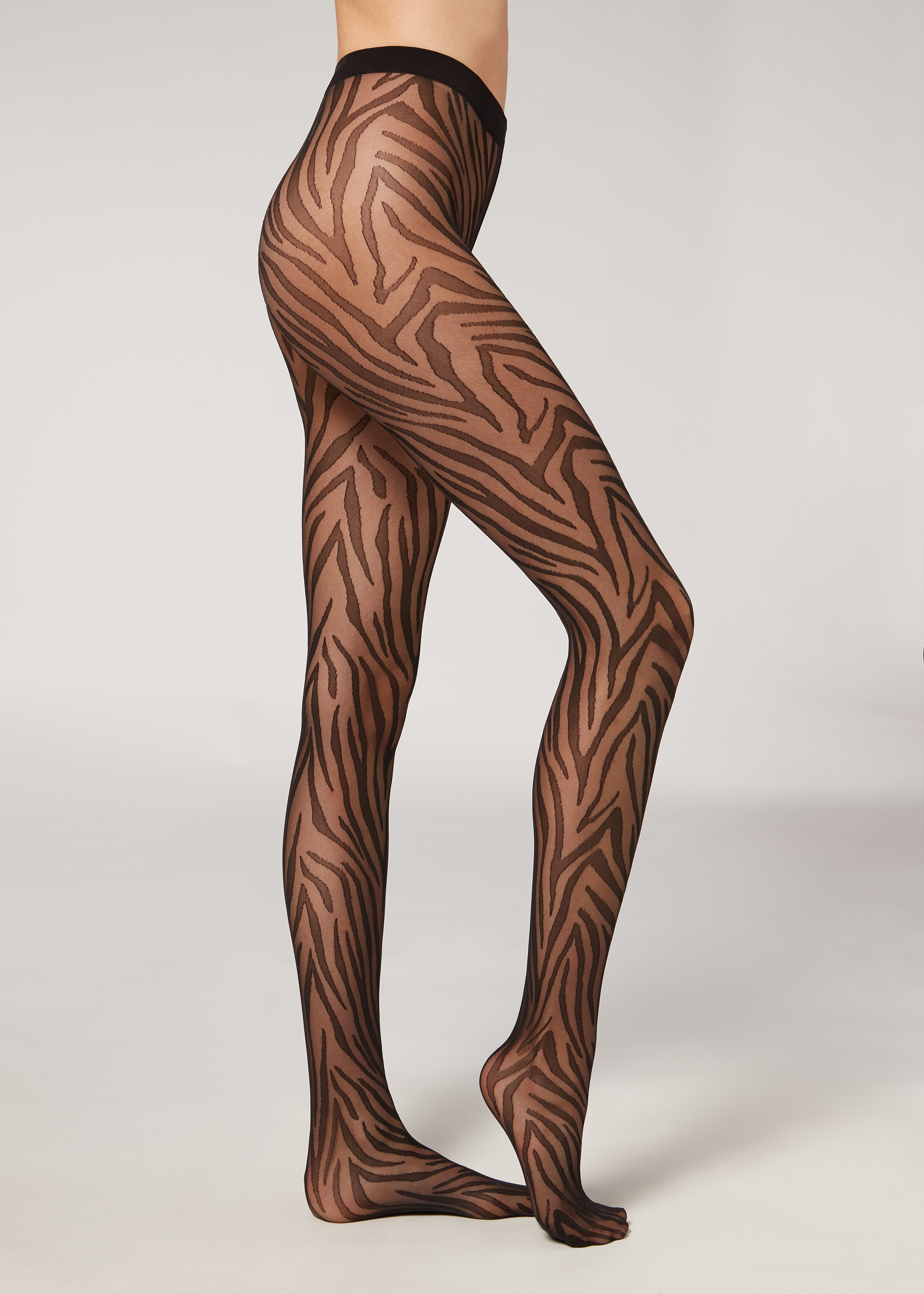 Animal Print 20 Denier Sheer Tights - Calzedonia