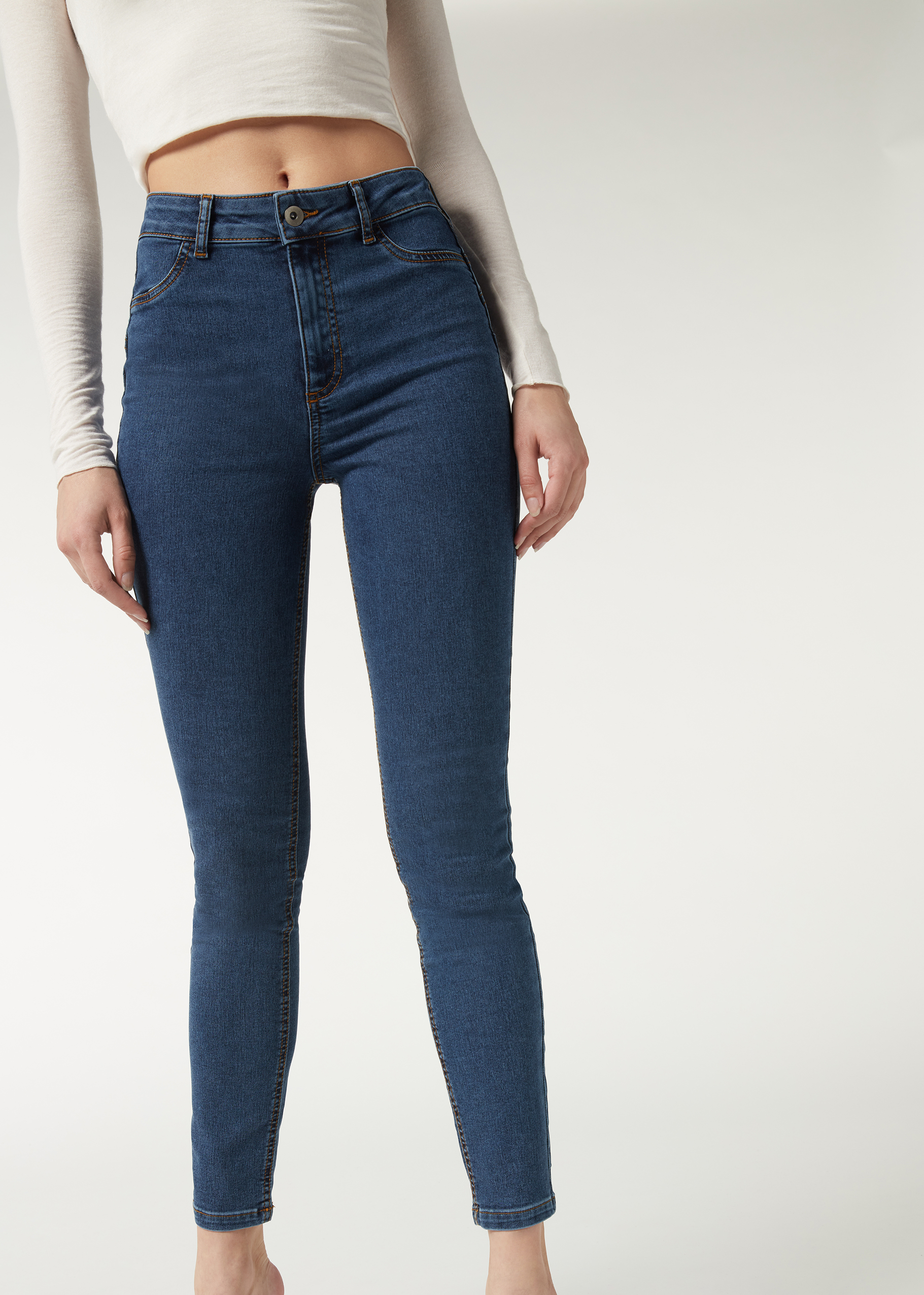 Push-up and soft touch jeans - Push-up - Calzedonia